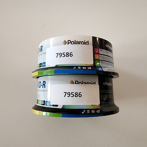 Polaroid DVD-R 4.7GB 120 Min 16x Recordable Discs - 2 Spindles of 25 = 50 Discs - Picture 6 of 6